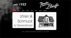 Desktop Screenshot of juwelier-bleiziffer.de