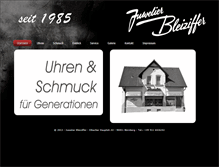 Tablet Screenshot of juwelier-bleiziffer.de
